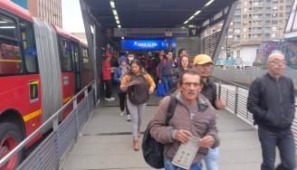 Todo listo para el cierre de la estación de TransMilenio calle 72 